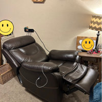 Hurdland leather power recliner hot sale